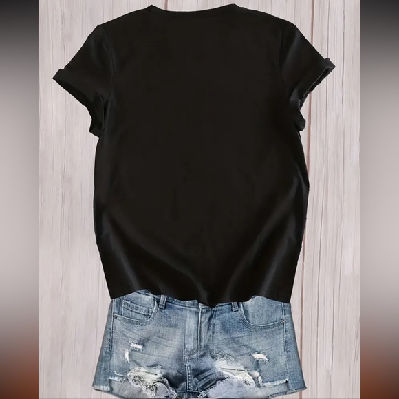 🎃Pumpkin Spice  Short Sleeve T-Shirt Halloween Pumpkin Coffee Pattern - Picture 4 of 10